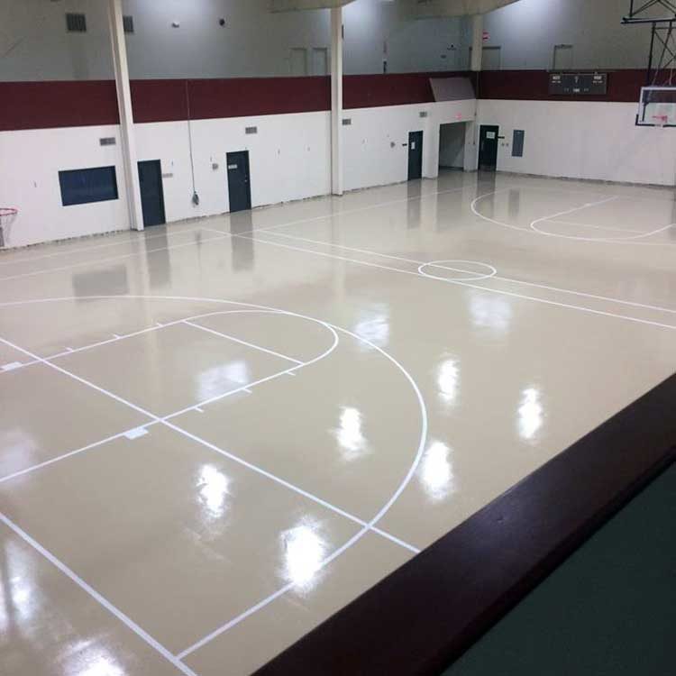 Church gym bball court neat with aus v by 5 Point Crusader LLC 1