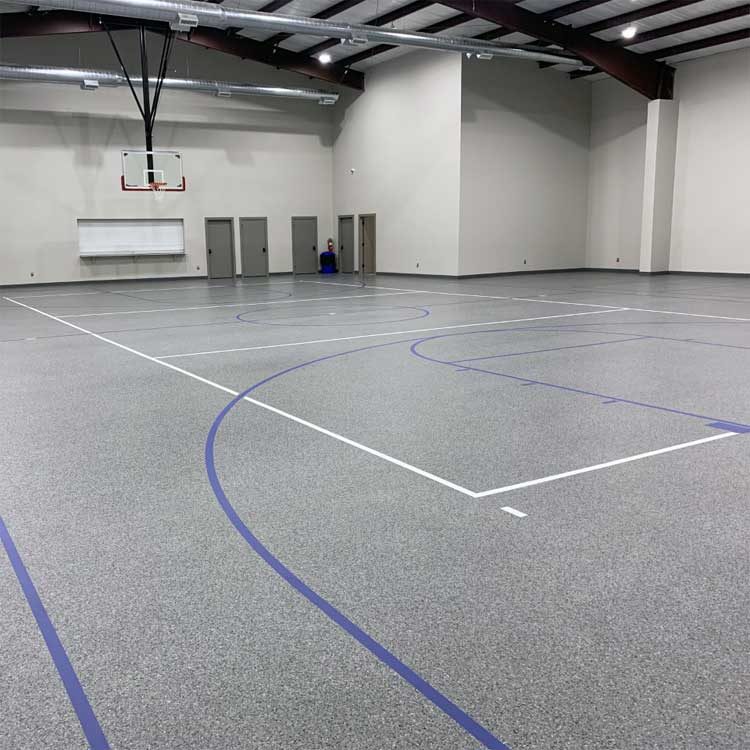 New LIfe Tabernacle in Tulsa flake bball court by Two Brothers 1