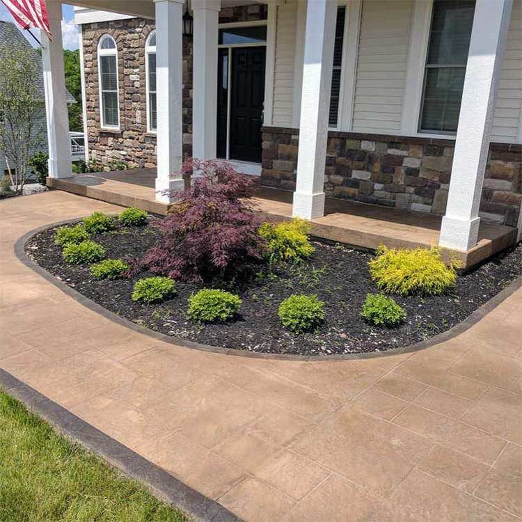 Patio and sidewalk by CertaPro Painters SE Rochester NY 1