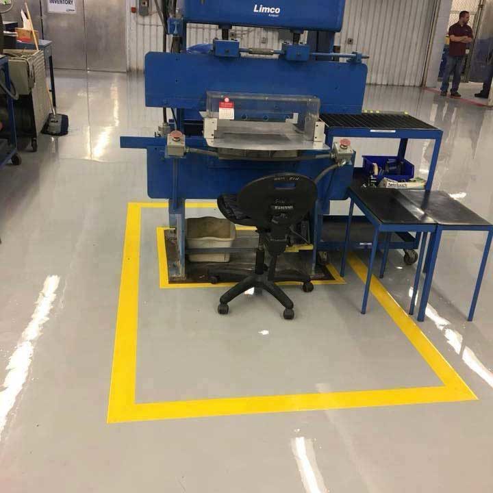 Safety Striping - Limco Air Neat by Hawkeye Custom Concrete