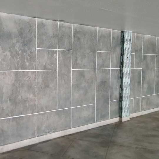 Wall Coatings - Square Patterned Wall